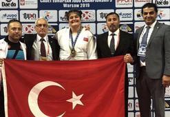 Manisalı judocu Avrupa üçüncüsü oldu