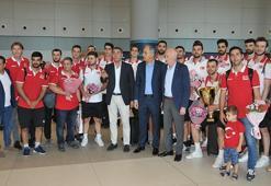 Şampiyon A Milli Erkek Voleybol Takımı, yurda döndü