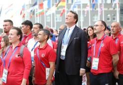 Avrupa Oyunları'da Takım Bayrak Töreni düzenlendi