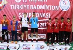 Ankara'da düzenlenen Türkiye Badminton Şampiyonası tamamlandı