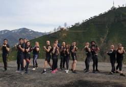 Karadeniz'de doğa ile baş başa spor yapıyorlar