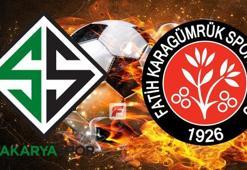 Sakaryaspor - Karagümrük maçı hangi kanalda?