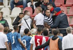 Ajax-Feyenoord U-19 maçında kavga! Dirk Kuyt tribüne çıktı...