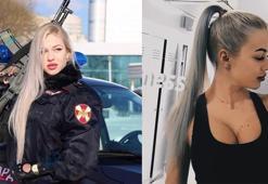 Rusya'nın en güzel kadın polisi seçildi