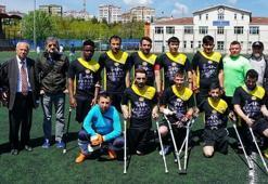 Amputede zorlu maçı son saniye golü ile İSÖS kazandı!