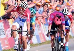 Mathieu van der Poel, Amstel Gold Race'te destan yazdı!