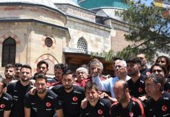 A Milli Takım, Mevlana Müzesi'ni ziyaret etti