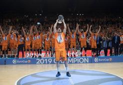 EuroCup'ta Valencia Basket'in şampiyonluk coşkusu