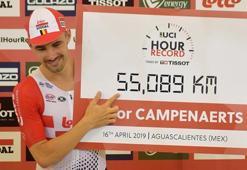 Victor Campenaerts, "UCI Saat Rekoru"nu kırdı!