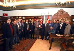 Nevşehir Belediyespor yönetimi, Başkan Arı'yı ziyaret etti