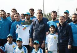 Suriyeli minik futbolcular, MKE Ankaragücü tesislerinde