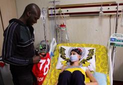 Moussa Sow'dan lösemi hastası Mehmet Polat'a sürpriz!