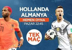Dev kapışma tek maç! Hollanda - Almanya
