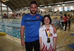 Down sendromlu sporcu madalyaya doymuyor