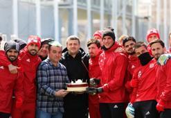 Demir Grup Sivasspor antrenmanında Sergio Rochet'e büyük sürpriz!