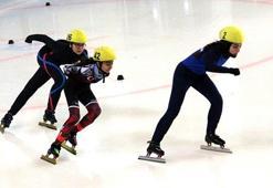 Short Track Federasyon Kupası yarışları Erzurum'da yapıldı