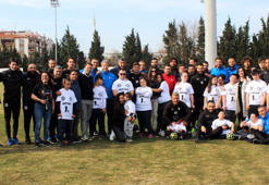 Altaylı futbolcular, down sendromlu çocuklarla buluştu