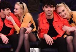 Sophie Turner ile Joe Jonas'ın NBA romantizmi