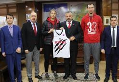 Beşiktaşlı Melek Uzunoğlu'ndan Bafra'ya ziyaret