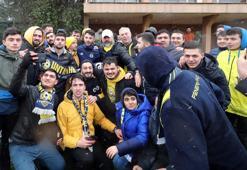 Fenerbahçe taraftarından Beşiktaş maçı öncesi ziyaret