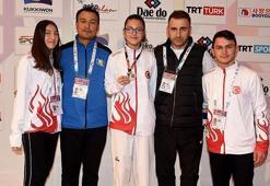 Milli taekwondocu Livanur Tiryakioğlu, Türkiye 3'üncüsü oldu