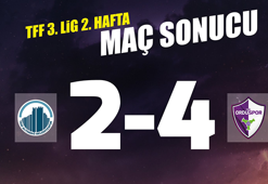 Altındağ Belediyespor - Yeni Orduspor maç sonucu: 2-4