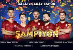 Zula Süper Lig'de şampiyon Galatasaray Espor!