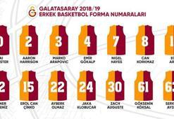 Galatasaray'da forma numaraları belli oldu