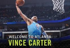 Vince Carter resmen Atlanta Hawks'ta