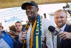 Usain Bolt, futbolculuk kariyeri için Avustralya'da
