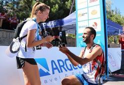 4. Aladağlar Sky Trail yarışmalarında evlilik teklifi