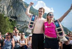 Cliff Diving İsviçre'de Hunt ve Richard kazandı