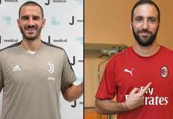 Juventus'lu Gonzalo Higuain ve Caldara, Bonucci karşılığında Milan'da!