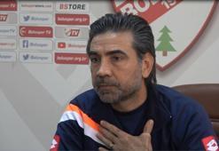Boluspor Teknik Direktörü Özköylü, basın toplantısında isyan etti