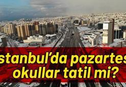 Pazartesi İstanbul okullar tatil mi? Yarın okullar tatil olacak mı?