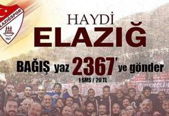 Elazığspor'un SMS kampanyasına destek çığ gibi büyüyor