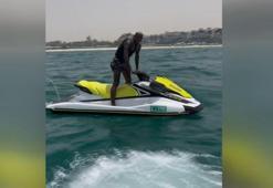 Talisca Dubai'de jet skiyle keyif yaptı
