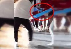 Kadıköy'e Trabzonspor bayrağını astırmadılar! İşte o görüntüler (VİDEO)