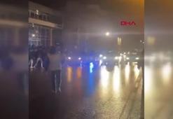 Samsun'daki şampiyonluk kutlamasında otomobil yayaya çarptı!