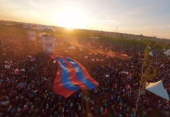 Trabzonspor'un İstanbul'daki Şampiyonluk kutlamasını 50 saniyeyle özetledi