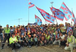 Akkuyu NGS işçileri Trabzonspor'un şampiyonluğunu kutladı