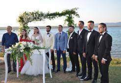 Giresunspor'un başarılı stoperi Sergen Piçinciol, Didim'de dünya evine girdi