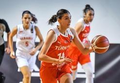 U20 Kız Milli Takımı, Arnavutluk'u 88-35 mağlup etti