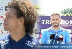 Willian Arao, açıklamalarda bulunurken sahne arka planı düştü!