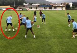 Trabzonspor'dan eÄlenceli antrenman
