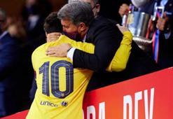 Joan Laporta: Messi'yi Barcelona'ya geri istiyoruz