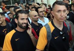 Galatasaray'a Antalya'da coşkulu karşılama