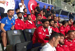 Ampute Milli Takımı, Erzurumspor FK - Samsunspor maçını izledi