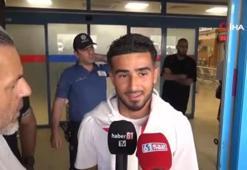 Trabzonspor'un yeni transferi Naci Ünüvar Trabzon'da