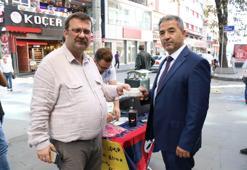 Zonguldak Kömürspor'a katkı için stand açıp bilet sattılar